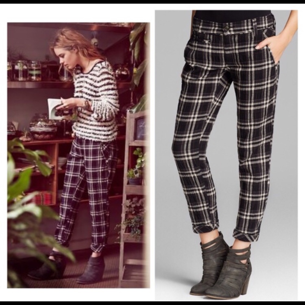 Free People Crinkle Pegged Pants